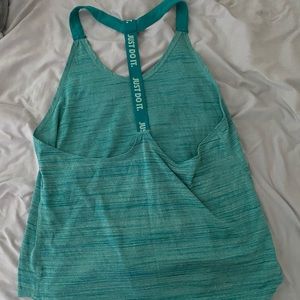 bluish green Nike tank top size medium